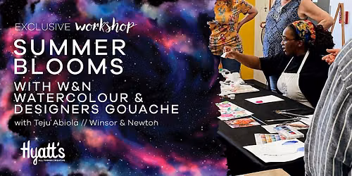 Summer Blooms with Winsor & Newton Watercolour and Designers Gouache