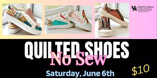 No Sew Quilted Shoes