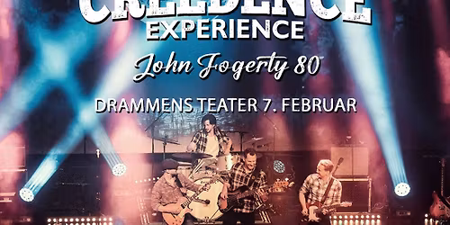 !\ufe0fF\u00c5 BILLETTER IGJEN!\ufe0fThe Creedence Experience \/ Drammens Teater \/ 7. februar