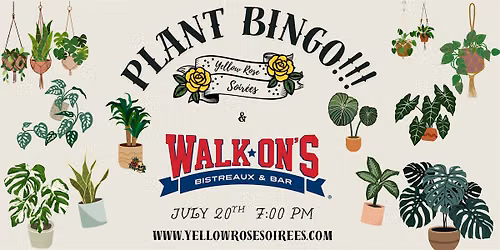 Plant Bingo at Walk On\u2019s!