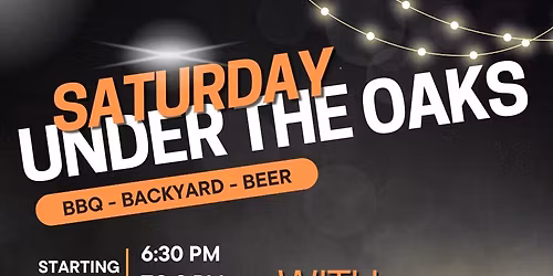 Saturday Under the Oaks with The Joel Tucker Band