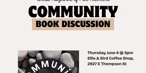 Community Book Discussion