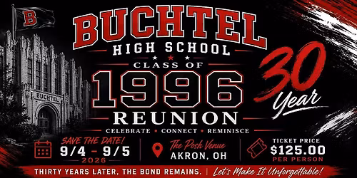 Buchtel High School 30 Year Reunion