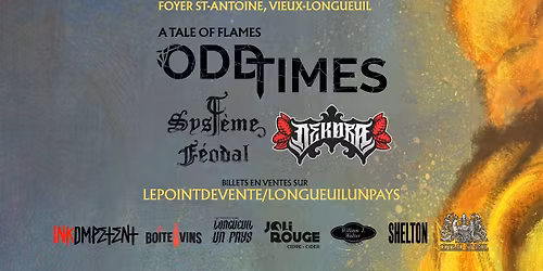Odd Times + Syst\u00e8me F\u00e9odal + Dekora @ Foyer St-Antoine, Vieux-Longueuil