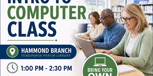 Intro to Computer Class - Hammond Branch