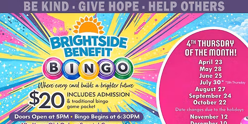 Brightside Benefit Bingo