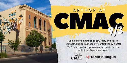 ArtHop at CMAC: Poetry Night
