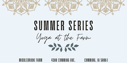Middlebrook Summer Series: Yoga at the Farm