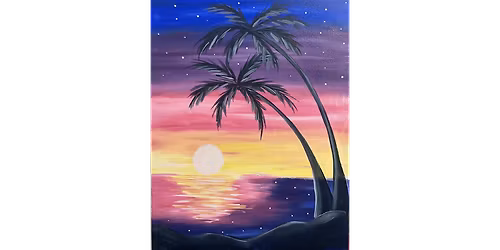 Summer Sunset Palms - Paint and Sip in Phoenix | Classpop!\u2122