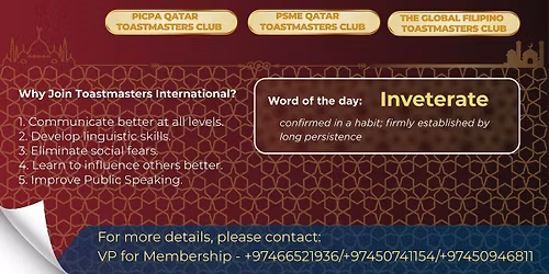 *JOINT TOASTMASTERS MEETING *