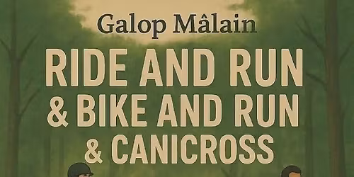 Ride and Run \ud83d\udc34 Bike and Run \ud83d\udeb4\u200d\u2640\ufe0f Canicross \ud83d\udc36
