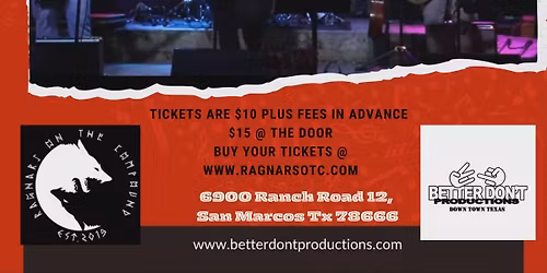 Better Don't Productions Presents Nikki And The Sinners live at Ragnar's