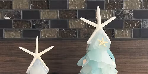 Sea Glass Christmas Trees