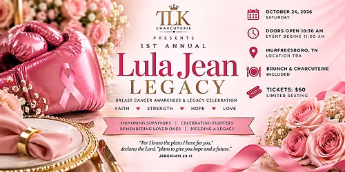 1st Annual Lula Jean Legacy Brunch | Breast Cancer Awareness