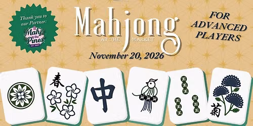 Mahjong at the Market at Christmas in the Pineywoods