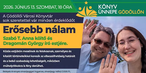 Szab\u00f3 T. Anna - Dragom\u00e1n Gy\u00f6rgy - besz\u00e9lget\u00e9s