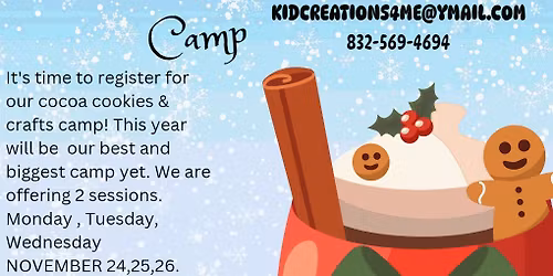 Cocoa Cookies & Crafts