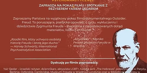 "Outsider. Freud" i Yair Qedar w Krakowie 