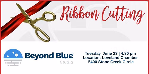 Ribbon Cutting Beyond Blue Media