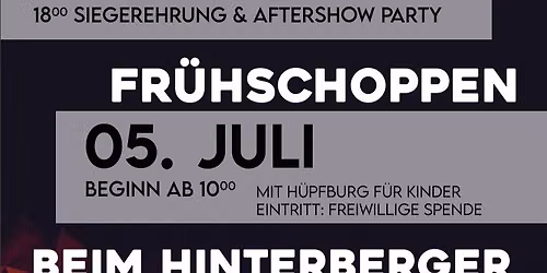 St\u00f6belturnier, Sonnenwendfeuer, Fr\u00fchschoppen und Feuerwehrbewerb
