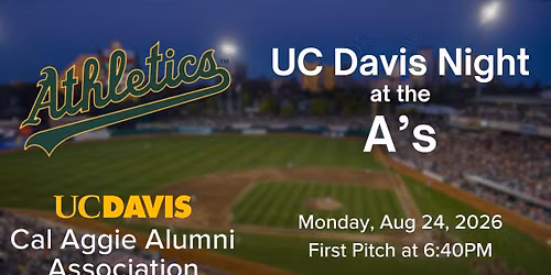 UC Davis Night at the A\u2019s