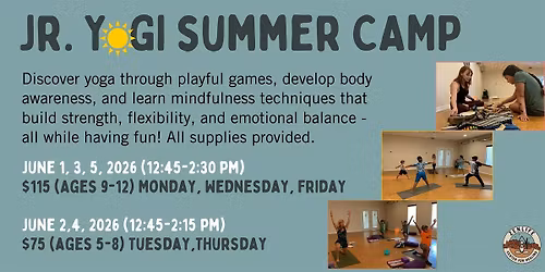 Jr. Yogi Summer Camp