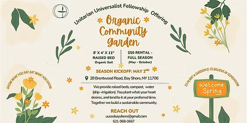 Organic Community Garden Season Kickoff