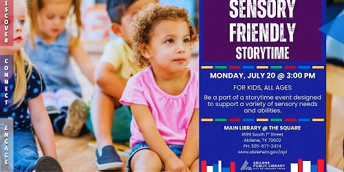 Sensory Friendly Storytime (Main Library)