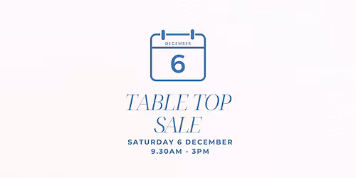 Table Top Sale