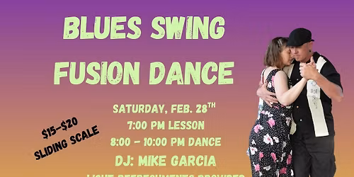 Blues Swing Fusion Party! Sat., Feb 28th