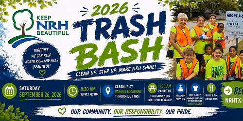2026 Keep NRH Beautiful Trash Bash