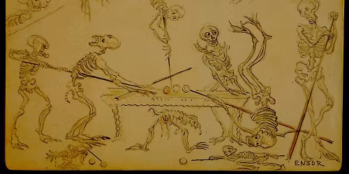 Museumbezoek 'Het skeletmotief in de moderne Belgische schilderkunst van Ensor tot heden