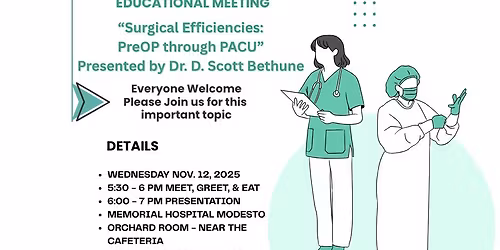 Surgical Efficiencies: Pre-Op through PACU 