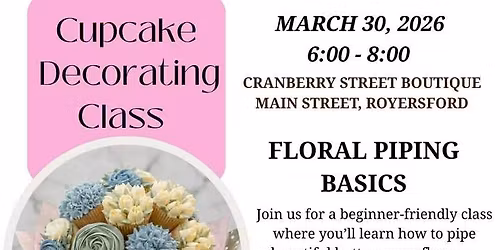 Cupcake Decorating Class 