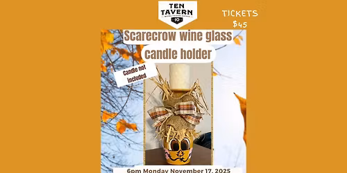 Scarecrow & Sip: Fall Craft Night at Ten Tavern!