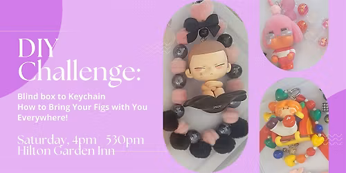 Naka-Kon 2026 DIY Challenge: Blind box to Keychain Workshop