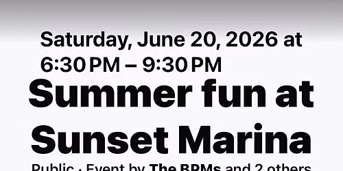Party at Sunset Marina