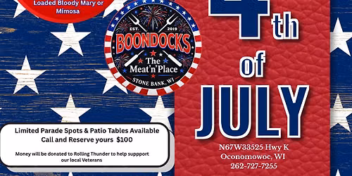 Stonebank 4th of July Parade & Celebration! MUSIC, FOOD & FUN all day! (8 to 8pm)