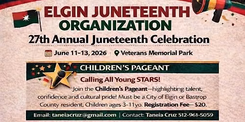Elgin Juneteenth Organization 27th Celebration