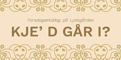 Kje' d g\u00e5ri? med Fl\u00f8irestauranten\ud83d\udc0f\u26f0\ufe0f\ud83c\udf42 Torsdagsmiddag p\u00e5 Lystg\u00e5rden