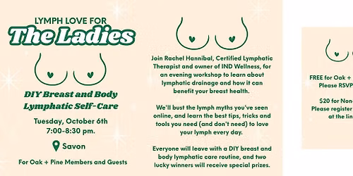 Lymph Love for the Ladies: DIY Breast and Body Care