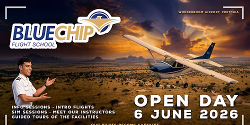 Become a Pilot: Blue Chip Flight School Open Day -  6 June 2026