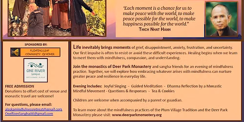 An Evening of Mindfulness in the Tradition of Thich Nhat Hanh