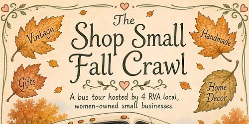 Shop Small Fall Crawl Bus Tour