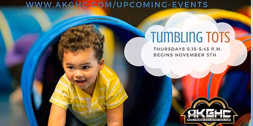 Tumbling Tots Session (6-Weeks) Starts