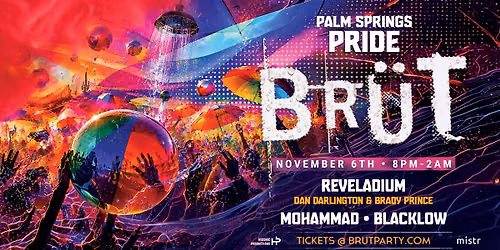 BR\u00dcT Party: Pride in Palm Springs