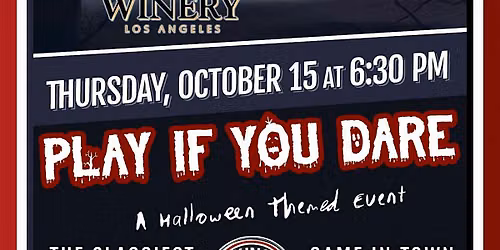 Halloween Trivia Night at San Antonio Winery Los Angeles