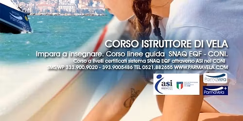 Istruttore di vela. Il corso SNAQ EQF in ASI nel CONI di ParmaVela