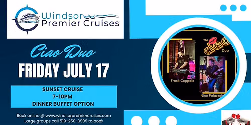Sunset Cruise with Ciao Duo