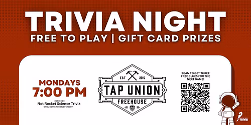 Vancouver Trivia Night | Tap Union Freehouse